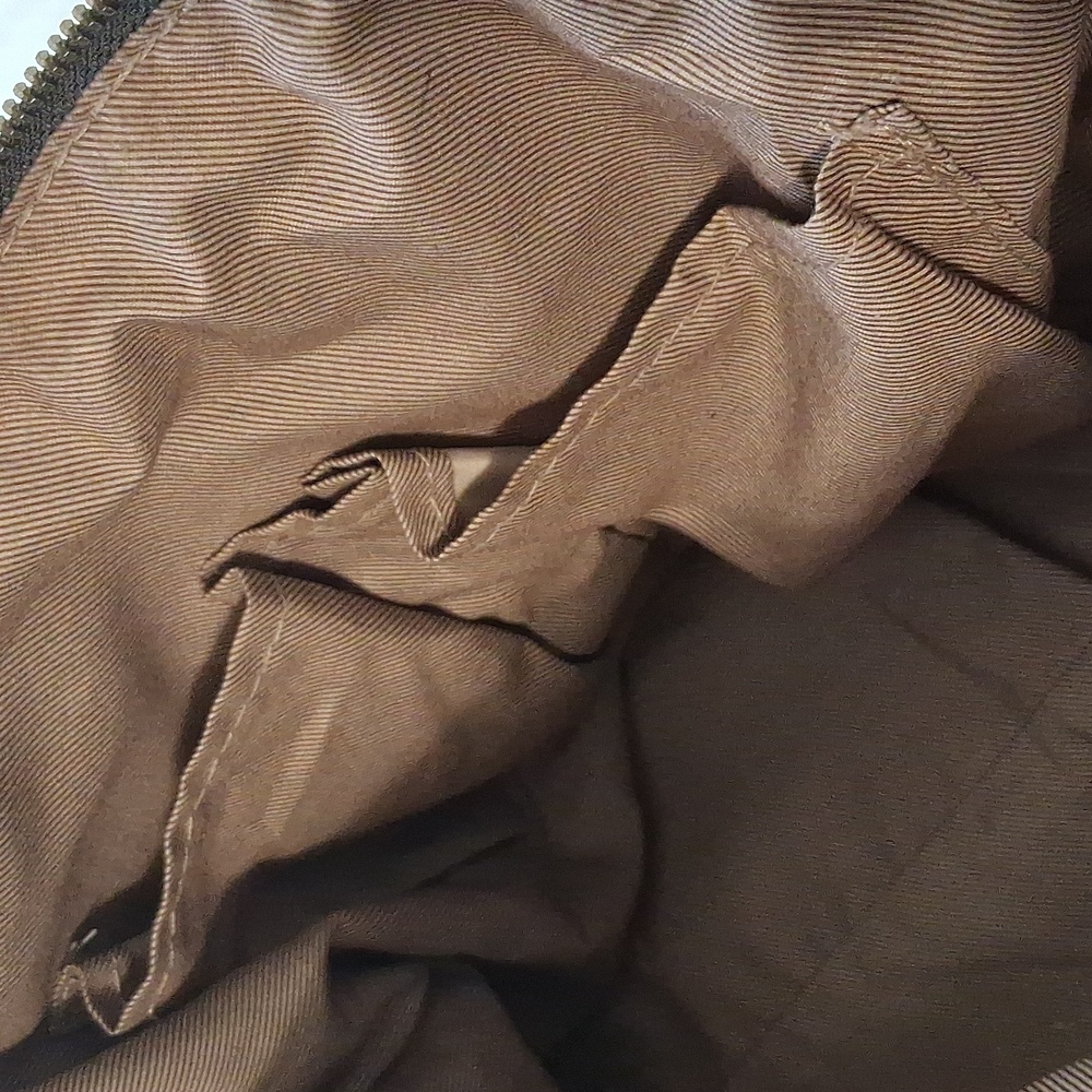 London Fog Blackbrown/Brown Satchel Crossbody Handbag - Picture 10 of 11